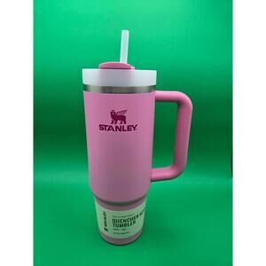 🌸 Stanley 30 oz Quencher H2.0 Tumbler – Peony Pink – NEW 🌸